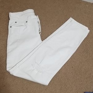 levis ripped white skinny jeans